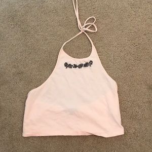 Kendall and Kylie halter top